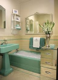 Skip The Remodel Embracing The Retro Bathroom Retro Bathrooms Vintage Bathrooms Green Bathroom