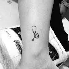 However, the types of tattoos that you will see on nurses are distinctly unique to this profession. 30 Stethoscope Tattoo Ideas For Men Cardiology Designs Stethoscope Tattoo Tiny Tattoos For Girls Nurse Tattoo