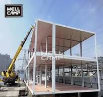 New Design 2floors Low Cost Container Hotel Apartment Flat Pack Container  Hotel Room Shipping Container House Hotel Apartment