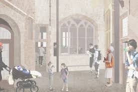 Part of the castle was later demolished to make the roads to connect the south and the north part of the port. Het Steen Callebaut Architecten