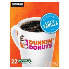 Dunkin Donuts French Vanilla K Cup Coffee Cross Country Cafe