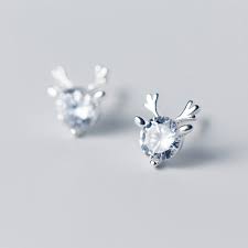 Rating 4.60066 out of 5 (660) £5.99. Mloveacc New Women 100 925 Sterling Silver Tiny Cute Elk Stud Earrings Girls Kids Gift Crystal Zircon Deer Antlers Earrings Stud Earrings Aliexpress