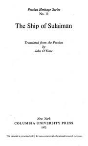 The Ship of Sulaimān : Ibn Muhammad Ibrahim : Free Download, Borrow, and Streaming : Internet Archive