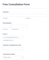 Online scheduling is available through squarespace to manage your online appointments and meetings. Free Client Consultation Form Template Jotform