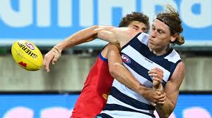 Enjoy the match between brisbane lions and geelong cats taking place at australia on june 25th brisbane lions match today. Afl Geelong V Brisbane Official Ruling On Holding The Ball Umpire Howler Herald Sun