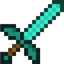 Minecraft game on the iphone screen in hand. Download Minecraft Or Zombie Themed Treasure Hunt Minecreaft Minecraft Diamond Sword Png Image With No Background Pngkey Com