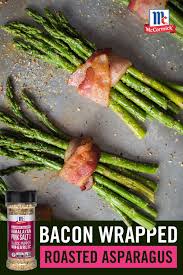 Bacon Wrapped Roasted Asparagus Recipe Roasted Vegetable Recipes Recipes Vegetable Recipes