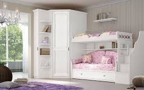 Camera da letto in laminato bianco frassinato con maniglia in acciaio cromato composta da: Itb Camerette Singola Categoria