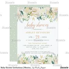 Blush And Cream Floral Gold Greenery Baby Shower Invitation Zazzle Com Gender Neutral Baby Shower Invitations Baby Shower Invitations Invitations