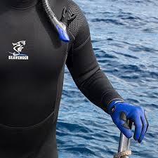 Seavenger Abyss Dive Gloves 1 5mm Neoprene Mesh Scuba Diving Wakeboarding Spearfishing Black Medium