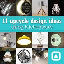 11 upcycle design ideas using kitchenware