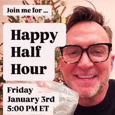 OK, let's do this! A Happy Half Hour to ring in 2025. 🎉 Cocktails, snacks,  fun and games, just like in the good old days of the pandemic lockdown. 🙃  Instagram Live