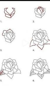 Aquí te vamos a mostrar imágenes con dibujos de fervor fáciles de hacer, para que puedas dibujarlos con tus propias manos y regalárselos a esa. Imagenes De Rosas Para Dibujar Faciles Y Bonitas