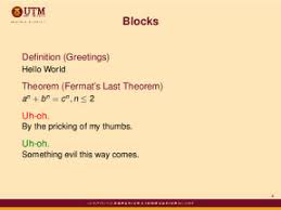 Input process output model in thesis statement research paper. Skudai A Beamer Theme For Utm Malaysian Latex User Group