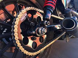 Black And Gold Motorcycle Chain Trackerdie Chain Conversion Kit 04 Up Sportster