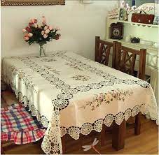 مفارش طاولات مطرزه2011 صور مفارش كروشيه home decor decor furniture
