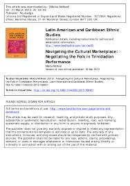 pdf navigating the cultural marketplace negotiating the