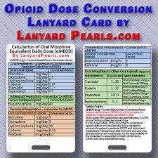 Opioid Equianalgesic Conversion Chart Faithful Opioid