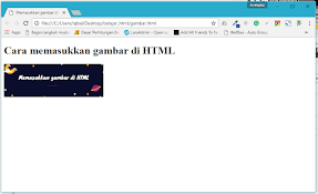 Standarnya di bawah 100 kb. Cara Memasukkan Gambar Di Html Aneiqbal