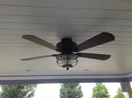 Wet rated ceiling fans are designed for ultimate durability and can be installed in any location, whether it be indoors our outdoors. Shop Harbor Breeze Merrimack 52 In Antique Bronze Downrod Or Flush Mount Indoor Outdoor Ceiling Ceiling Fan Silver Ceiling Fan Ceiling Fan With Light