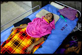 Hanged dead girls documenting reality : Garments Gmb Akash