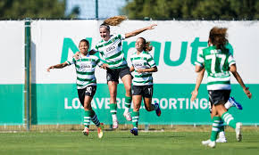 Futebol Feminino Sporting Vence Sp Braga E Esta Na Final Da Taca Da Liga Maisfutebol