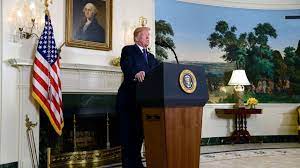 On presidents day, we track back on the greatest speeches by u.s. President Trump S Entire Speech Announcing Airstrikes In Syria Abc News