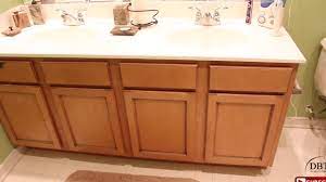 These are indeed white laminate cabinets, as are my kitchen cabinets. Major Tips To Transform Your Bathroom Cabinets If It Looks Like This Youtube