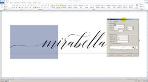 How To Use Stylistic Sets Font In Microsoft Word 2010 Youtube