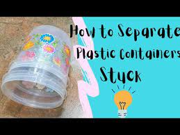 Maybe you would like to learn more about one of these? How To Separate Two Plastic Containers Stuck Kitchen Hacks San Kitchen Youtube