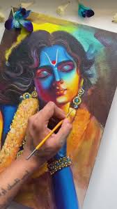 Old one acrylic painting drawing #oilpainting #krishna #krishnavij #kana  #murlidhar #hinduism #rambhakt #oilpaint #tiktokart #fouryoupage  #pencildrawing #anime #animeart #artpainting #tiktokmalaysia ...