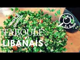 Taboule Libanais Simple Frais Et Vitamine 2 Youtube En 2020 Taboule Libanais Taboule Vitamines