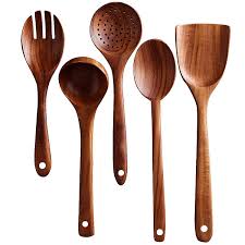 Wooden Kitchen Utensils Set Wo Wooden Kitchen Utensils Wooden Utensils Wood Utensils