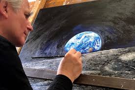 Artist adds touch of moon (tree) dust for Apollo 14 50th anniversary