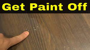 How To Get Paint Off Of Laminate Flooring Easy Tutorial Youtube