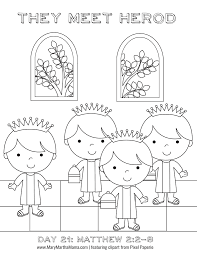 Hundreds of free spring coloring pages that will keep children busy for hours. Advent Coloring Pages 24 Free Printable Pages For Kids Mary Martha Mama