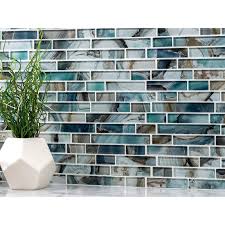 Harbour Island Linear Glass Mosaic Floor Decor Kitchen Backsplash Designs Outdoor Kitchen Design Bathroom Design