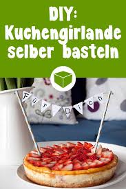 Diy Susse Girlande Als Kuchen Deko Girlanden Basteln Hochzeitstorte Selber Machen Girlanden