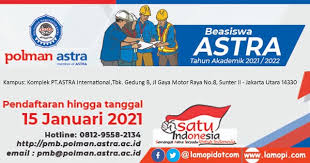 Adm didukung oleh daihatsu sales operation (dso) sebagai distributor tunggal yang. Pendaftaran Beasiswa D3 Gratis Polman Astra 2021 2022 Lamopi Com