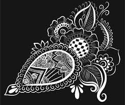 Henna Paisley Vector Art Design Png Transparent Background Pattern Mandala Floral Flower Curve Border Vector Art Design Graphic Design Pattern Vector Art