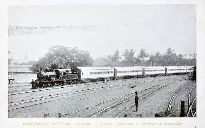 Viceroy of India's Special Train In Bombay, 1904 Postcard - Past-India