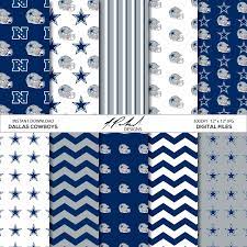 Dallas Cowboys Instant Download Digital Paper Pack Digital Etsy