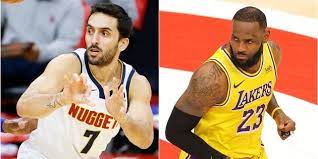 No look pass ante lebron. Los Angeles Lakers Vs Denver Nuggets Facundo Campazzo And The Pass Against Lebron James Nba Video Football24 News English