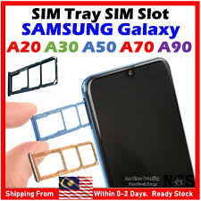 For Galaxy A20 A30 A50 Sim Card Tray + Sim Card Tray + Micro Sd Card Tray :  Amazon.Ca: Electronics