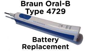 Battery Replacement Guide For Braun Oral B Type 4729 Toothbrush Professional Care Youtube