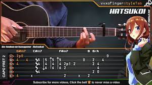 Blue Bird Naruto Shippuden Opening 3 Cover Fingerstyle Guitar Cover With Tab Tutorial Chord Youtube