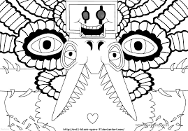 Play sans from undertale coloring game online for free. Printable Undertale Coloring Pages Xcolorings Com