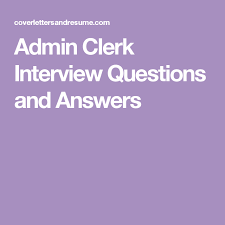 Admin Clerk Interview Questions And Answers Interview Questions And Answers This Or That Questions Interview Questions