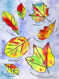 Der herbst ist auch sehr schön und warm. Der Herbst Kommt Zeit Mit Wasserfarben Ein Tolles Bild Zu Malen Lernbasar De