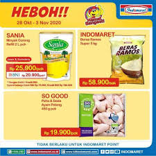 Katalog indomaret promo jsm januari 2021, indomaret yang merupakan pt indomarco prismatama merupakan sebuah jaringan retail waralaba yang ada di indonesia. Promo Indomaret Harga Heboh Hari Ini 2 November 2020